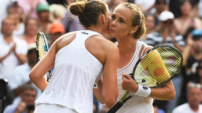 La tercera favorita de Wimbledon dijo adiós en segunda ronda La tercera favorita de Wimbledon dijo adiós en segunda ronda