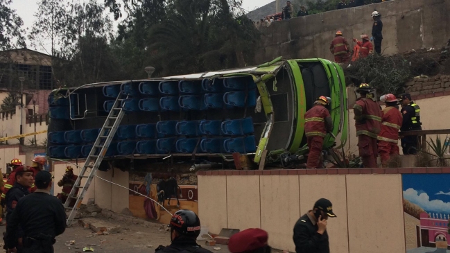 Familiares de víctimas chilenas viajaron a Lima tras accidente turístico Familiares de víctimas chilenas viajaron a Lima tras accidente turístico