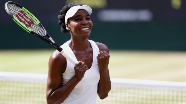 Venus Williams venció a Konta para entrar a su novena final en Wimbledon Venus Williams venció a Konta para entrar a su novena final en Wimbledon