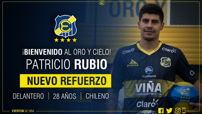 Patricio Rubio fichó en Everton: Sé que aquí podré retomar mi nivel Patricio Rubio fichó en Everton: Sé que aquí podré retomar mi nivel