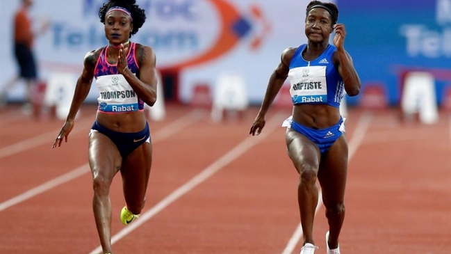 Jamaicana Elaine Thompson sumó en Rabat su decimocuarto triunfo seguido Jamaicana Elaine Thompson sumó en Rabat su decimocuarto triunfo seguido