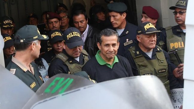 Defensa de Humala recurrió formalmente a prisión preventiva del ex presidente