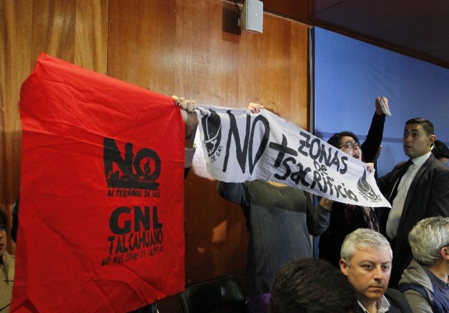 Alcalde criticó aprobación del proyecto GNL Talcahuano: Alcalde criticó aprobación del proyecto GNL Talcahuano: