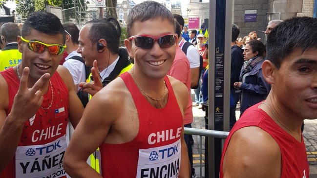 Leslie Encina remató dentro de los 50 mejores en el maratón del Mundial de Atletismo Leslie Encina remató dentro de los 50 mejores en el maratón del Mundial de Atletismo