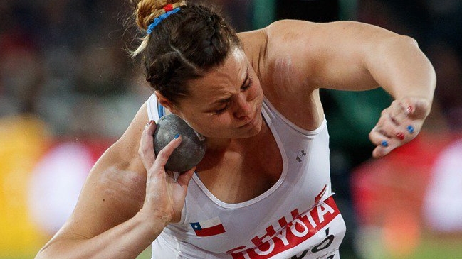 Natalia Duco quedó fuera de la final del lanzamiento de la bala en el Mundial de Londres Natalia Duco quedó fuera de la final del lanzamiento de la bala en el Mundial de Londres
