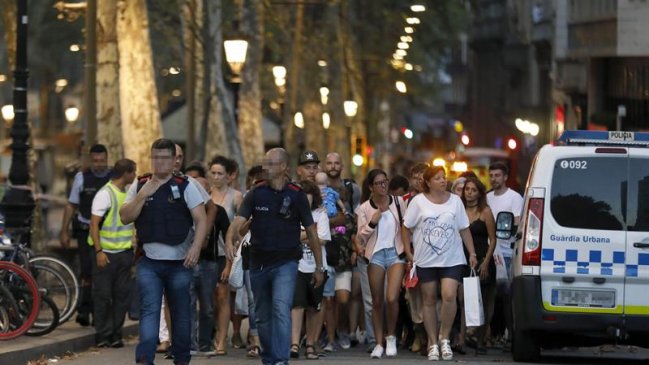 Atropello masivo en La Rambla de Barcelona