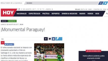 La reacción de los medios sudamericanos tras la caída de Chile: 