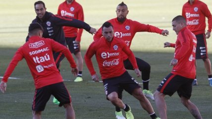 La segunda jornada de entrenamiento de La Roja en Calama