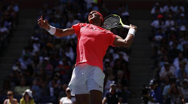 Rafael Nadal se instaló con solidez en las semifinales del US Open Rafael Nadal se instaló con solidez en las semifinales del US Open