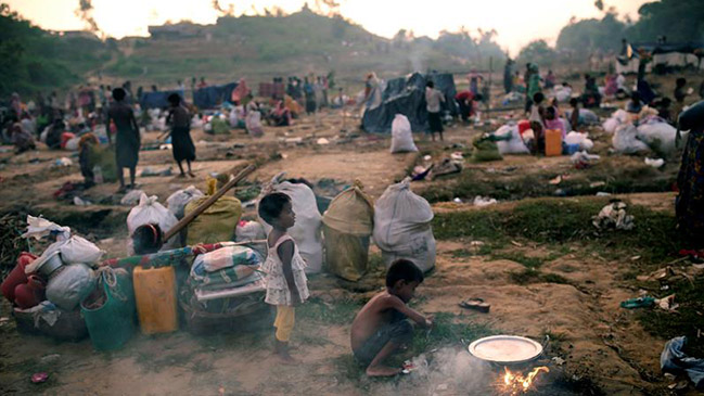 Crisis en Myanmar: ONU advierte que 409 mil rohingyas han huido hacia Bangladesh