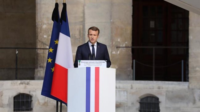 Macron propone la creación de una fuerza europea de intervención militar