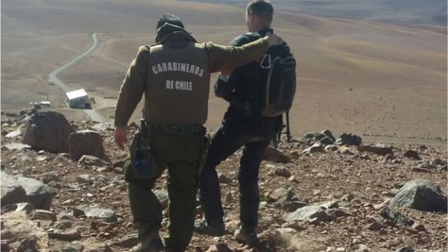 Rescatan a turista ruso a más de 5 mil metros de altura en San Pedro de Atacama Rescatan a turista ruso a más de 5 mil metros de altura en San Pedro de Atacama