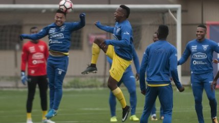 Ecuador entrenó en Santa Laura de cara al crucial choque ante Chile