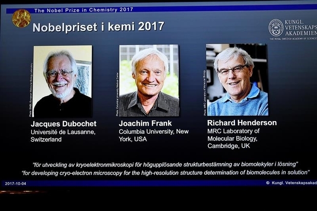 Tres investigadores de microscopía biomolecular ganan el Nobel de Química Tres investigadores de microscopía biomolecular ganan el Nobel de Química