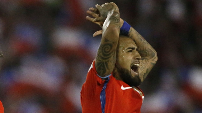 La ANFP buscará que se anule la amarilla que le significará a Vidal perderse el duelo ante Brasil La ANFP buscará que se anule la amarilla que le significará a Vidal perderse el duelo ante Brasil