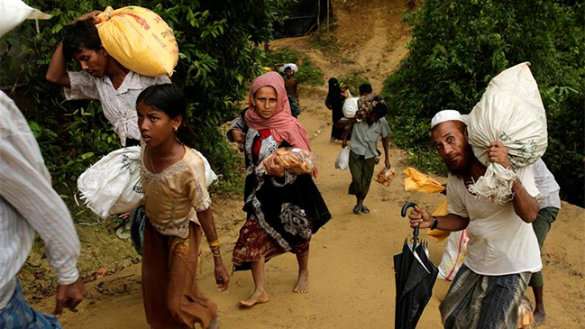 Crisis en Myanmar: Naufragó barco con cientos de refugiados rohinhgyas