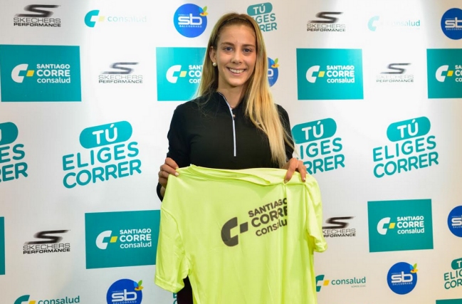 Isidora Jiménez participó del lanzamiento de la Corrida Consalud Isidora Jiménez participó del lanzamiento de la Corrida Consalud