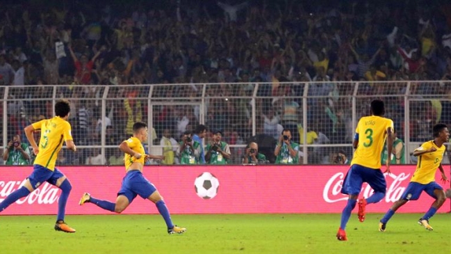 Brasil reaccionó a tiempo ante Alemania y alcanzó las semifinales del Mundial sub 17 Brasil reaccionó a tiempo ante Alemania y alcanzó las semifinales del Mundial sub 17