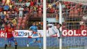 Canales clavó un certero frentazo para equiparar el duelo entre U. Española e Iquique