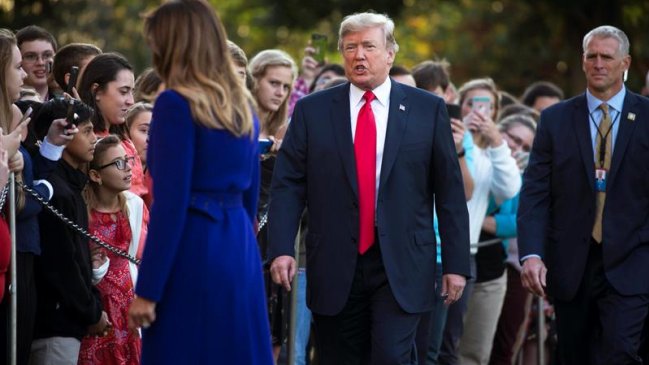 Trump despega hacia Japón para iniciar su primera gira asiática