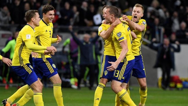 Suecia batió a Italia y quedó con la primera opción de ir al Mundial de Rusia Suecia batió a Italia y quedó con la primera opción de ir al Mundial de Rusia