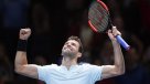 Grigor Dimitrov derrotó a Dominic Thiem en una dura batalla en Londres