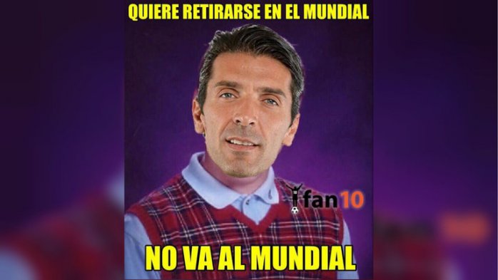 La no clasificación de Italia a Rusia 2018 desató una ola de memes en redes sociales entre los que se acordaron de Chile, asegurando que en el Mundial hubieses animado el La no clasificación de Italia a Rusia 2018 desató una ola de memes en redes sociales entre los que se acordaron de Chile, asegurando que en el Mundial hubieses animado el