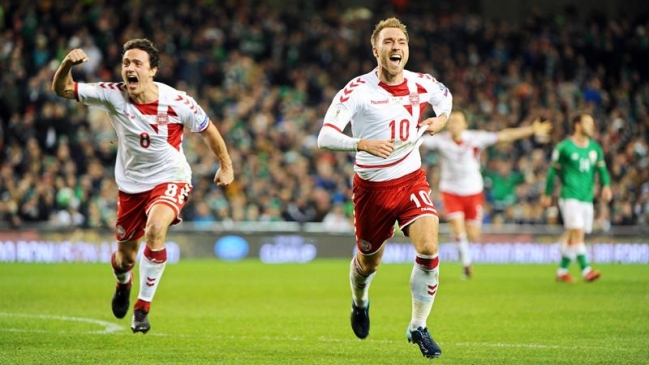 Dinamarca aplastó como visita a Irlanda y sacó boletos al Mundial de Rusia 2018 Dinamarca aplastó como visita a Irlanda y sacó boletos al Mundial de Rusia 2018