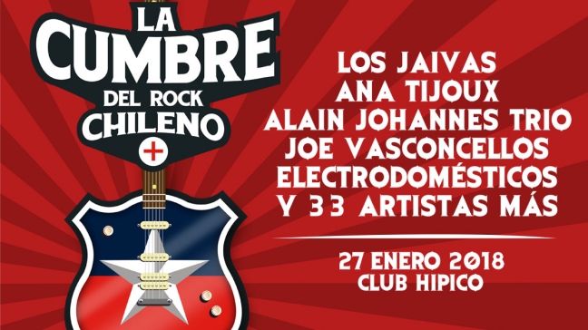 Anuncian venta de entradas para Cumbre del Rock Chileno Anuncian venta de entradas para Cumbre del Rock Chileno