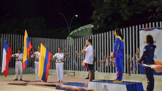 Natación: Kristel Köbrich obtuvo medalla de plata en los 400 metros libres de los Bolivarianos Natación: Kristel Köbrich obtuvo medalla de plata en los 400 metros libres de los Bolivarianos