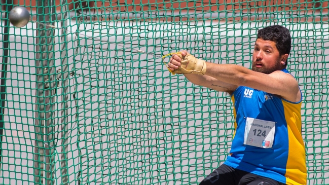 El atletismo dio otro oro a Chile con victoria de Hevertt Alvarez en el martillo El atletismo dio otro oro a Chile con victoria de Hevertt Alvarez en el martillo