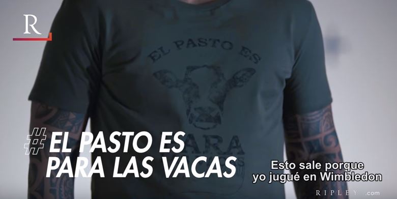 Marcelo Ríos estrenó línea de poleras con sus frases más célebres Marcelo Ríos estrenó línea de poleras con sus frases más célebres