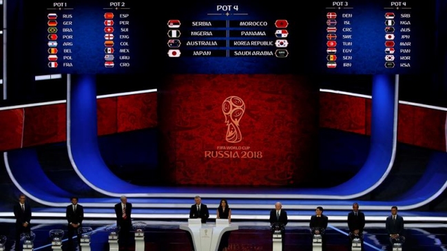 El Mundial de Rusia 2018 sorteó sus grupos con dispar suerte para los sudamericanos El Mundial de Rusia 2018 sorteó sus grupos con dispar suerte para los sudamericanos
