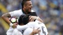 Rivero recibió un enorme pase de Valdivia y abrió la cuenta para Colo Colo