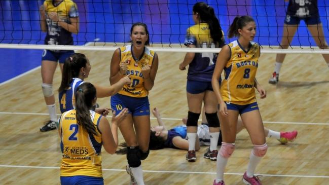 Boston College sacó ventaja en la final femenina de la Liga Chilena de Voleibol Boston College sacó ventaja en la final femenina de la Liga Chilena de Voleibol