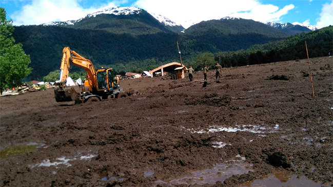 Vuelven las lluvias en Villa Santa Lucía: Río sigue inestable y sin curso definido Vuelven las lluvias en Villa Santa Lucía: Río sigue inestable y sin curso definido