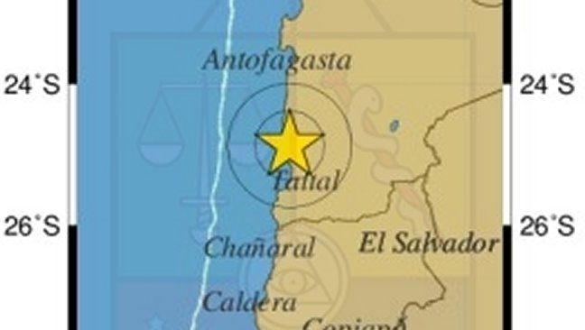 Sismo de mediana intensidad afectó a Atacama, Coquimbo y Antofagasta Sismo de mediana intensidad afectó a Atacama, Coquimbo y Antofagasta