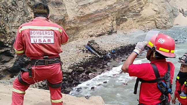Perú: Al menos 25 muertos tras caída de autobús a un acantilado en el norte de Lima Perú: Al menos 25 muertos tras caída de autobús a un acantilado en el norte de Lima