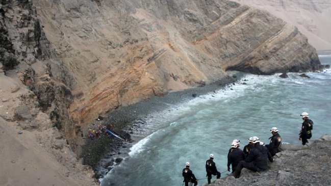 A 51 aumentó la cifra de muertos por caída de bus a un acantilado en Perú A 51 aumentó la cifra de muertos por caída de bus a un acantilado en Perú