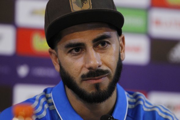 El arquero Johnny Herrera, capitán de Universidad de Chile, habló en conferencia de prensa en el CDA sobre los desafíos del cuadro azul en la temporada 2018. El arquero Johnny Herrera, capitán de Universidad de Chile, habló en conferencia de prensa en el CDA sobre los desafíos del cuadro azul en la temporada 2018.