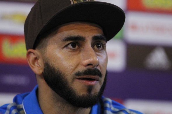 El arquero Johnny Herrera, capitán de Universidad de Chile, habló en conferencia de prensa en el CDA sobre los desafíos del cuadro azul en la temporada 2018. El arquero Johnny Herrera, capitán de Universidad de Chile, habló en conferencia de prensa en el CDA sobre los desafíos del cuadro azul en la temporada 2018.