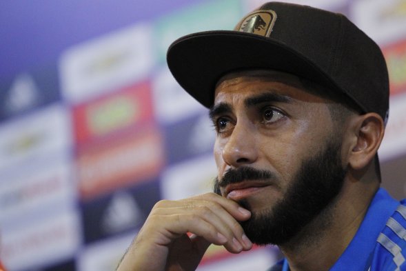 El arquero Johnny Herrera, capitán de Universidad de Chile, habló en conferencia de prensa en el CDA sobre los desafíos del cuadro azul en la temporada 2018. El arquero Johnny Herrera, capitán de Universidad de Chile, habló en conferencia de prensa en el CDA sobre los desafíos del cuadro azul en la temporada 2018.