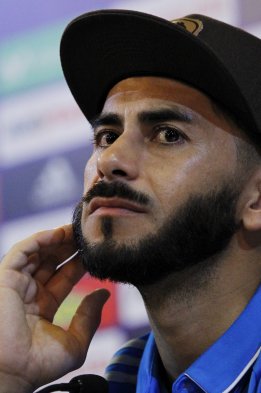 El arquero Johnny Herrera, capitán de Universidad de Chile, habló en conferencia de prensa en el CDA sobre los desafíos del cuadro azul en la temporada 2018. El arquero Johnny Herrera, capitán de Universidad de Chile, habló en conferencia de prensa en el CDA sobre los desafíos del cuadro azul en la temporada 2018.
