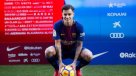 Philippe Coutinho posó con la camiseta de FC Barcelona