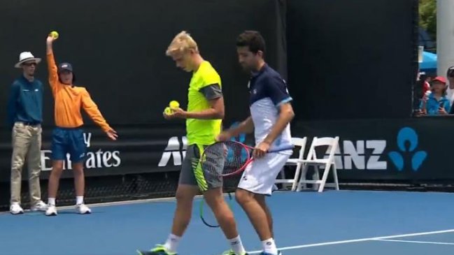 Hans Podlipnik y Andrei Vasilevski juegan por la segunda ronda del Abierto de Australia Hans Podlipnik y Andrei Vasilevski juegan por la segunda ronda del Abierto de Australia
