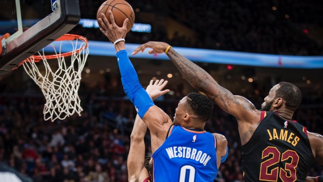 Oklahoma City Thunder le dio una paliza a Cleveland Cavaliers Oklahoma City Thunder le dio una paliza a Cleveland Cavaliers