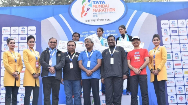 Sudha Singh y Gopi Thonakal ganaron el maratón de Bombay Sudha Singh y Gopi Thonakal ganaron el maratón de Bombay
