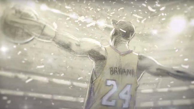 Corto animado sobre la carrera de Kobe Bryant fue nominado a los Oscar Corto animado sobre la carrera de Kobe Bryant fue nominado a los Oscar