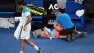 Rafael Nadal abandonó su partido ante Marin Cilic en cuartos de final en Australia