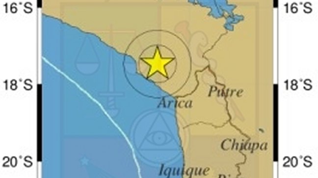 Sismo con epicentro en Perú se percibió en Región de Arica y Parinacota Sismo con epicentro en Perú se percibió en Región de Arica y Parinacota
